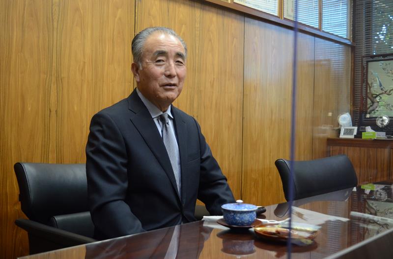 元県建設業協会長 畔蒜毅さん