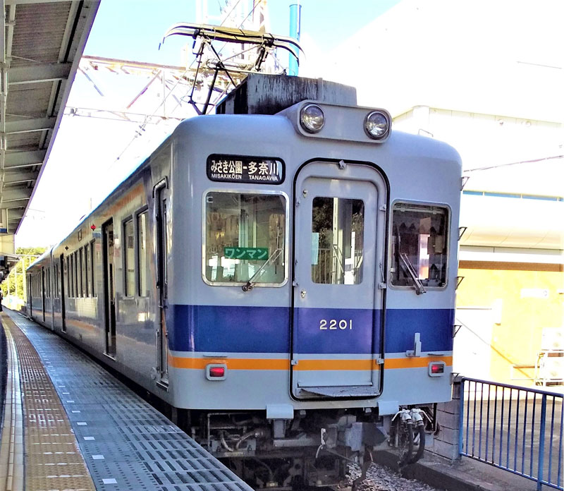 譲受した車両と同形式の異なる車両(銚子電鉄提供)