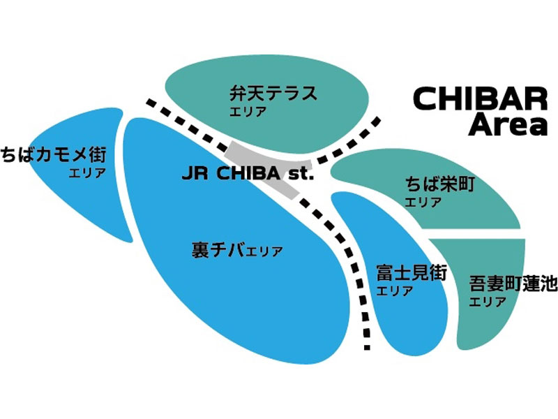 ちーバルが開催されるエリア（実行委提供）