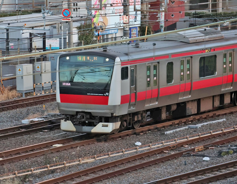 JR京葉線の快速電車