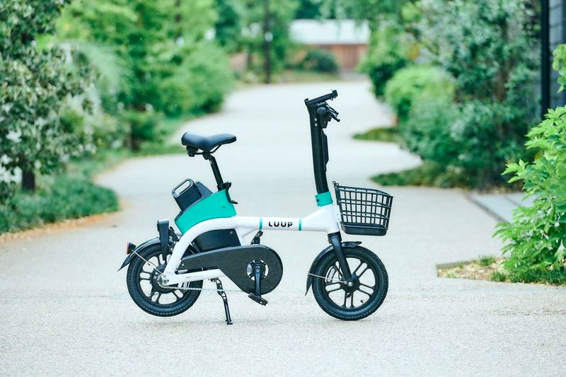 我孫子市のシェアサイクル事業で導入予定の電動アシスト自転車（Ｌｕｕｐ提供）